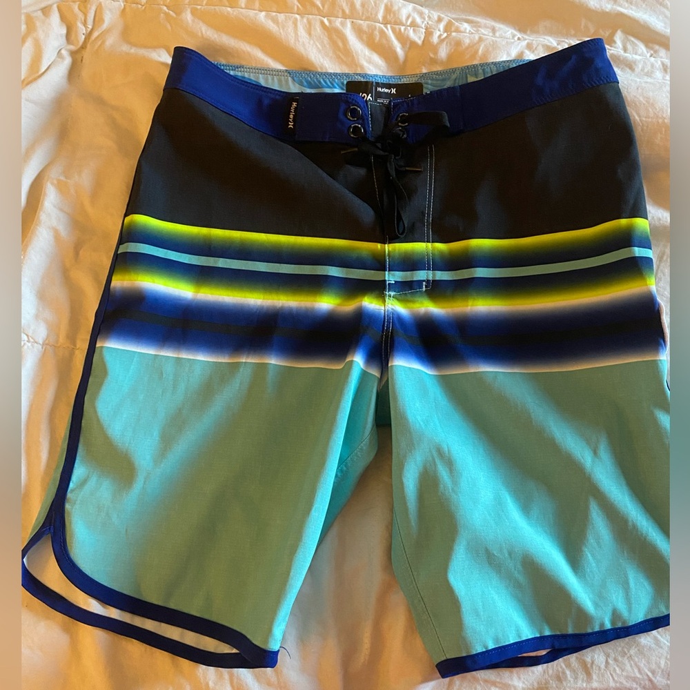 Hurley Boys Blue and Black Swim Shorts